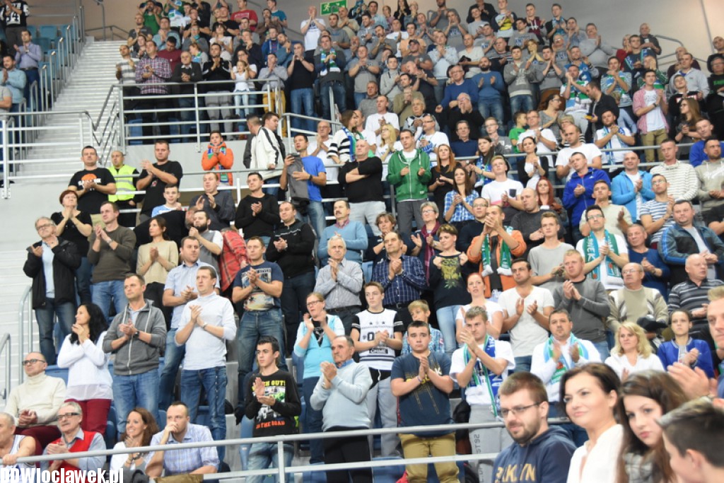 Kibice na meczu Anwil - Asseco