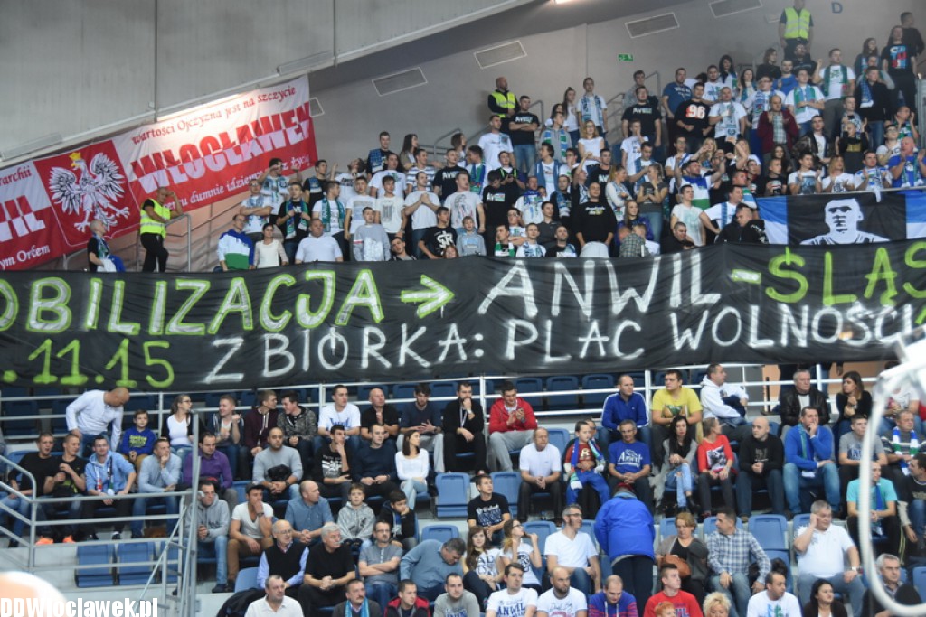 Kibice na meczu Anwil - Asseco