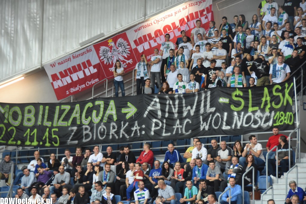 Kibice na meczu Anwil - Asseco