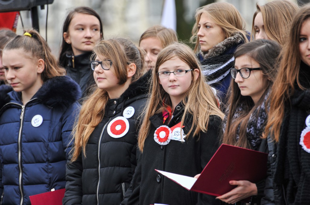 Obchody święta Niepodległości na Placu Wolności