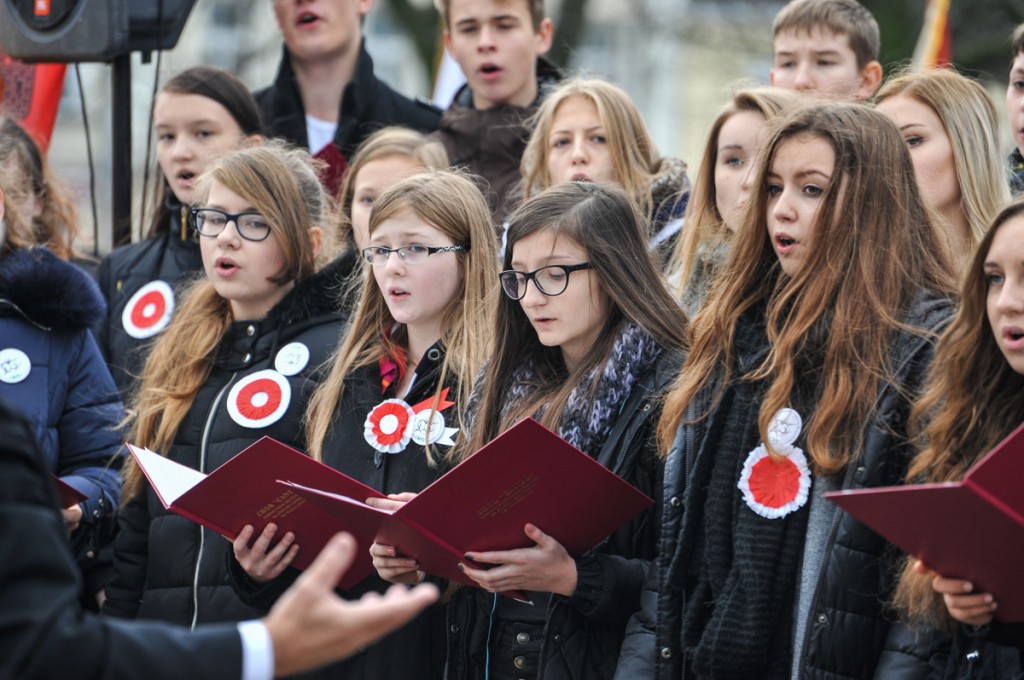 Obchody święta Niepodległości na Placu Wolności