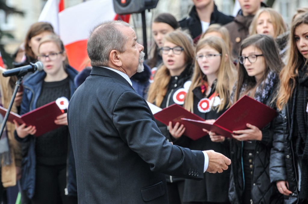 Obchody święta Niepodległości na Placu Wolności