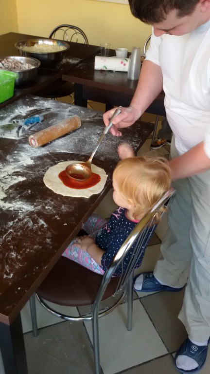 Zajęcia dla dzieci w pizzerii Neapol