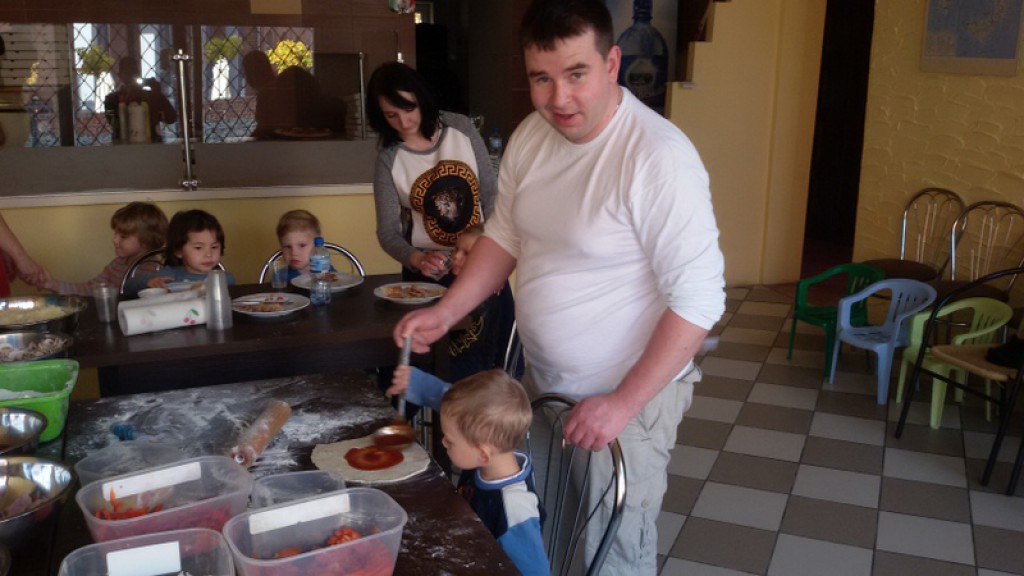 Zajęcia dla dzieci w pizzerii Neapol