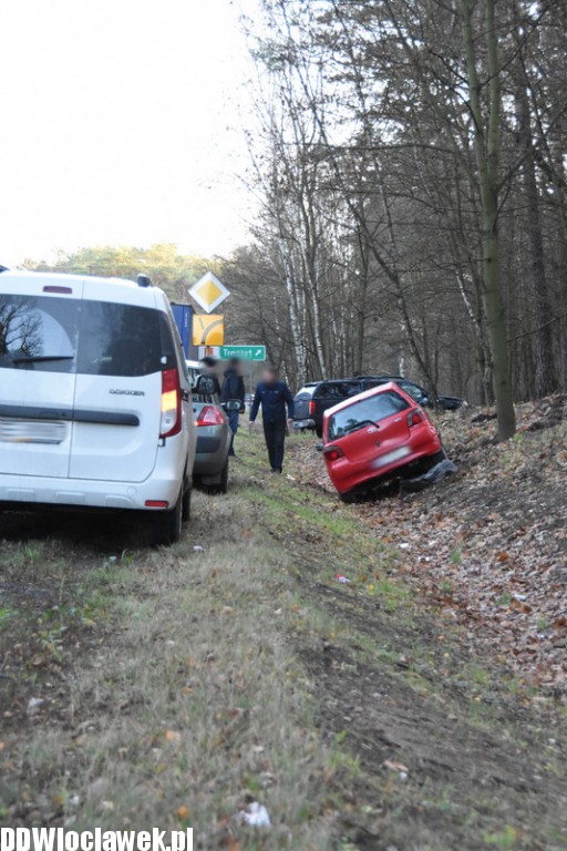 Kolizja na DK 62 we Włocławku