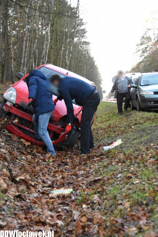 Kolizja na DK 62 we Włocławku
