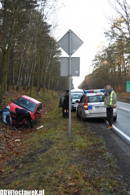 Kolizja na DK 62 we Włocławku