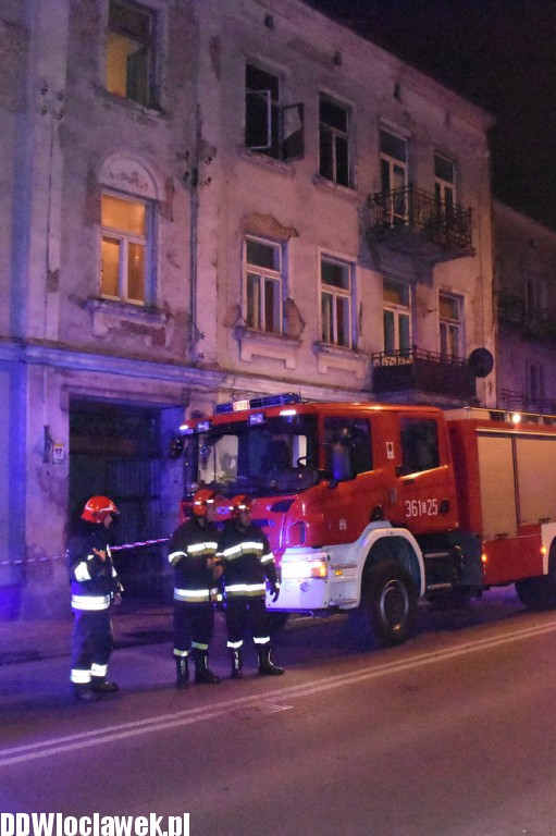 Pożar w kamienicy przy ulicy Brzeskiej