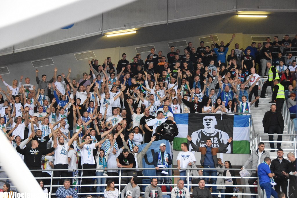 Kibice na meczu Anwil - Śląsk