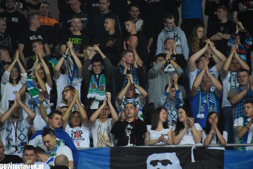 Kibice na meczu Anwil - Śląsk