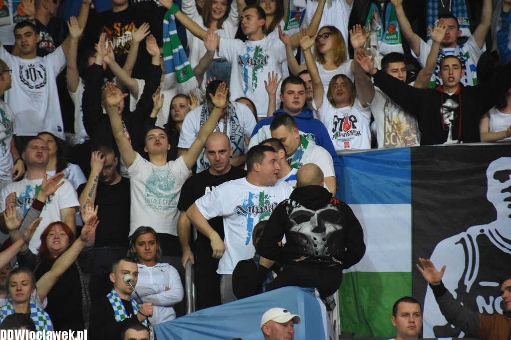 Kibice na meczu Anwil - Śląsk