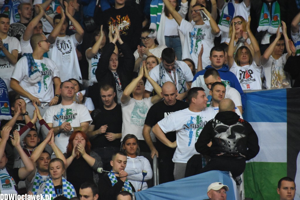Kibice na meczu Anwil - Śląsk