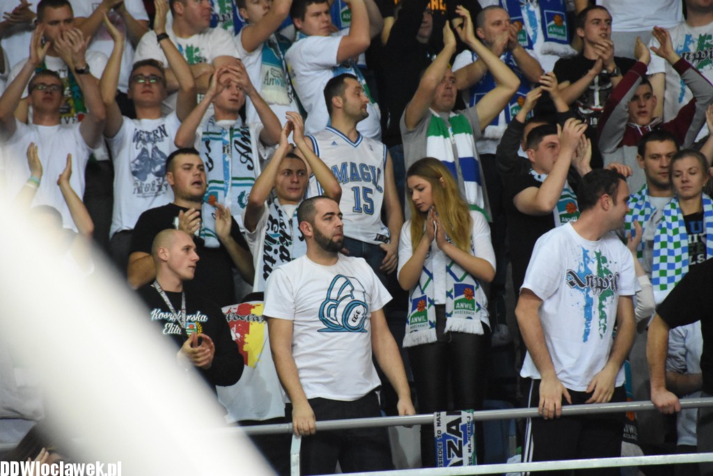 Kibice na meczu Anwil - Śląsk