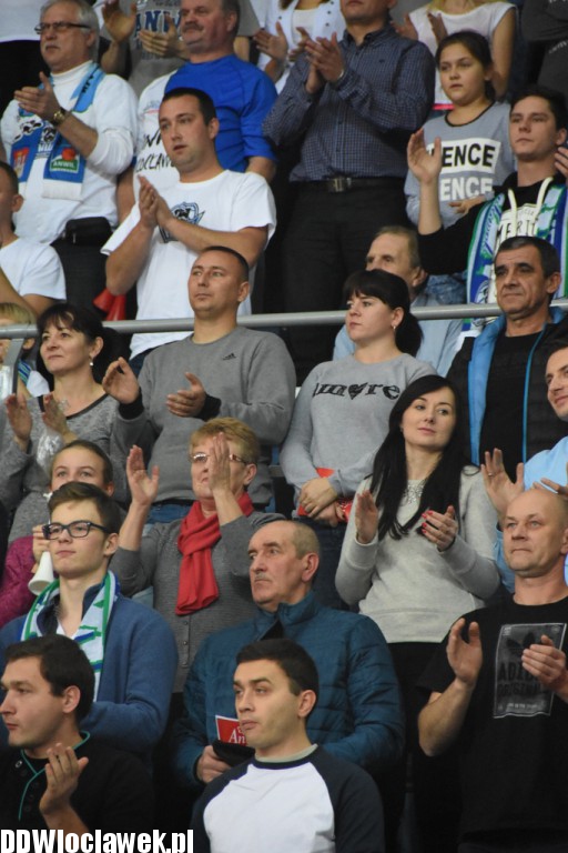 Kibice na meczu Anwil - Śląsk