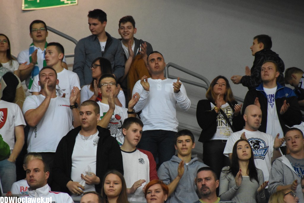 Kibice na meczu Anwil - Śląsk