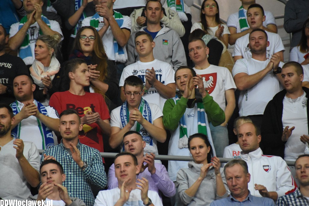 Kibice na meczu Anwil - Śląsk