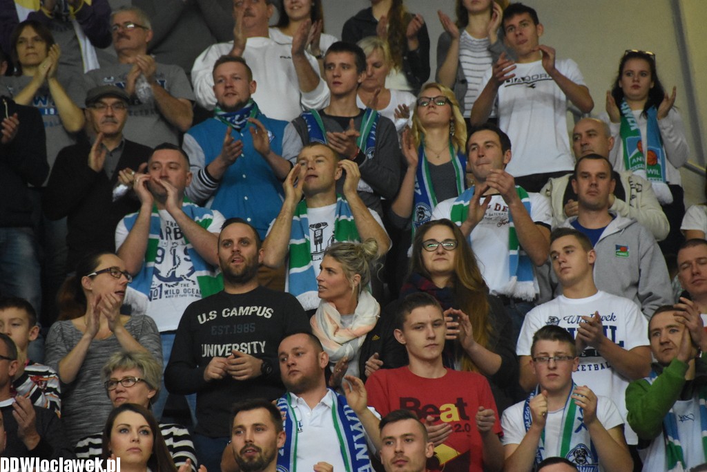 Kibice na meczu Anwil - Śląsk