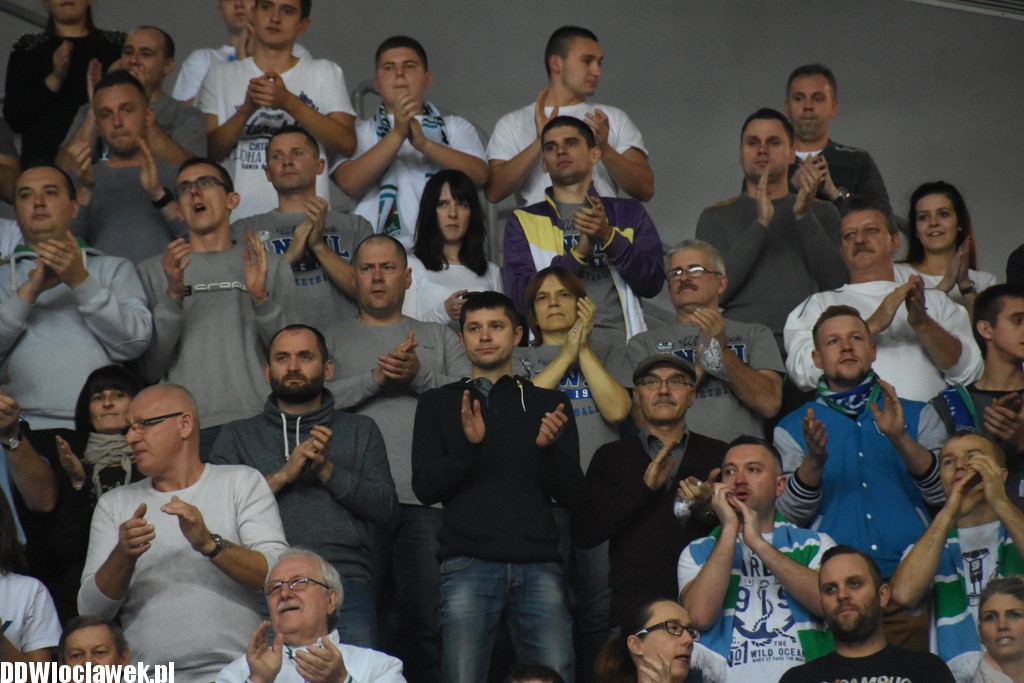 Kibice na meczu Anwil - Śląsk