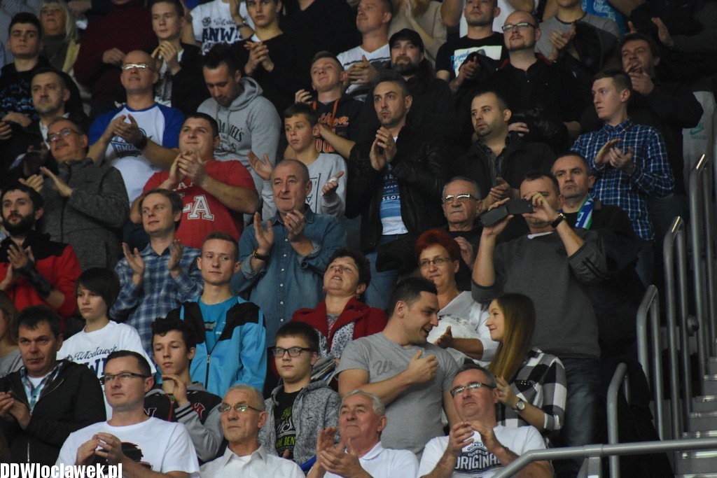 Kibice na meczu Anwil - Śląsk