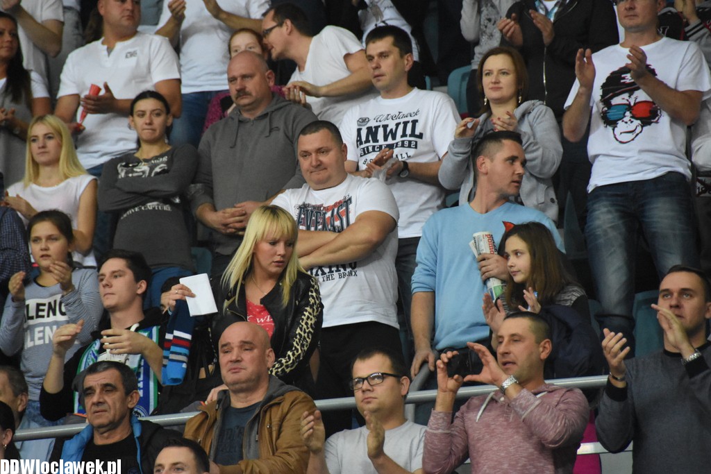 Kibice na meczu Anwil - Śląsk