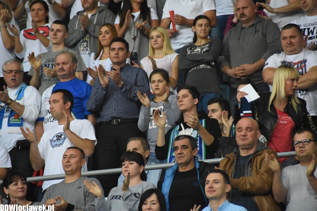 Kibice na meczu Anwil - Śląsk