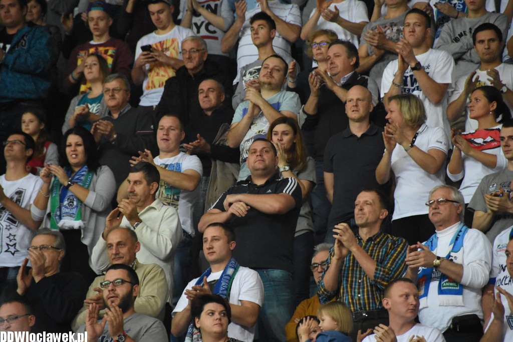 Kibice na meczu Anwil - Śląsk