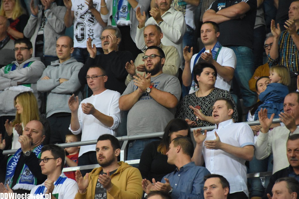 Kibice na meczu Anwil - Śląsk