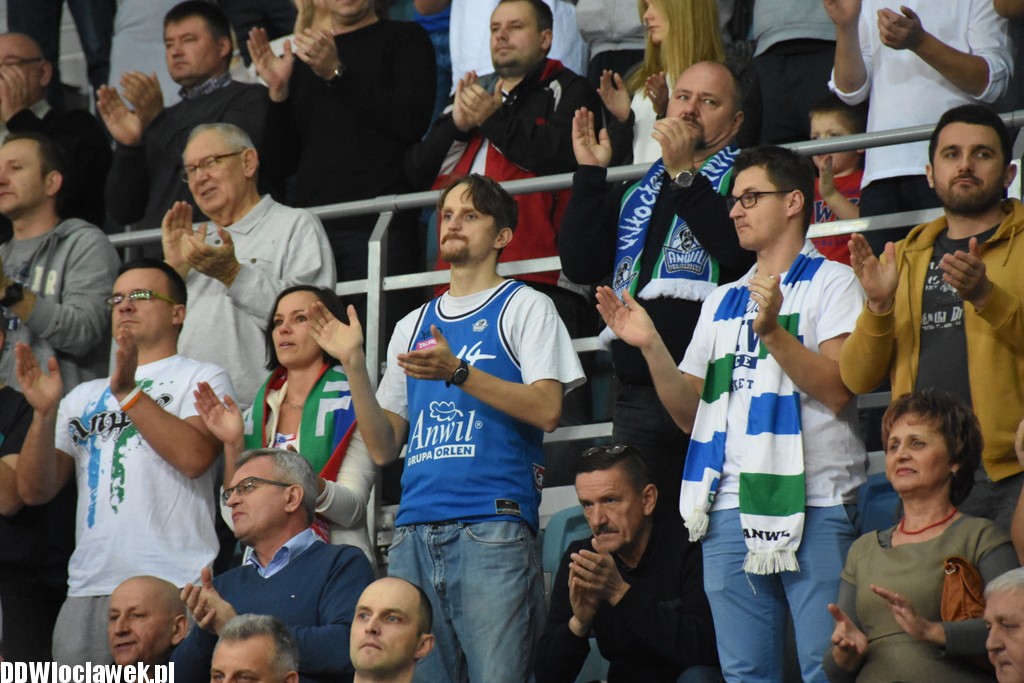 Kibice na meczu Anwil - Śląsk