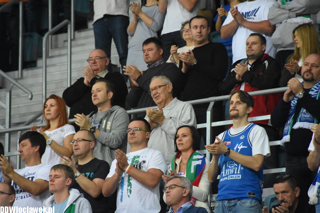 Kibice na meczu Anwil - Śląsk