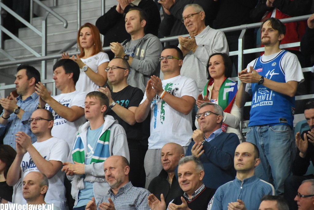 Kibice na meczu Anwil - Śląsk