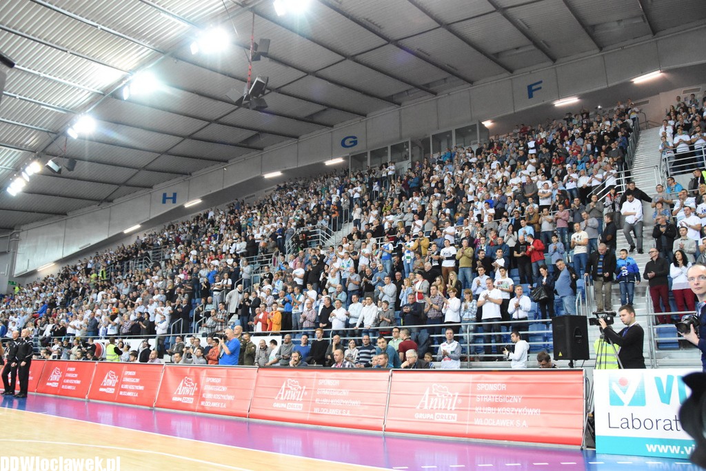 Kibice na meczu Anwil - Śląsk