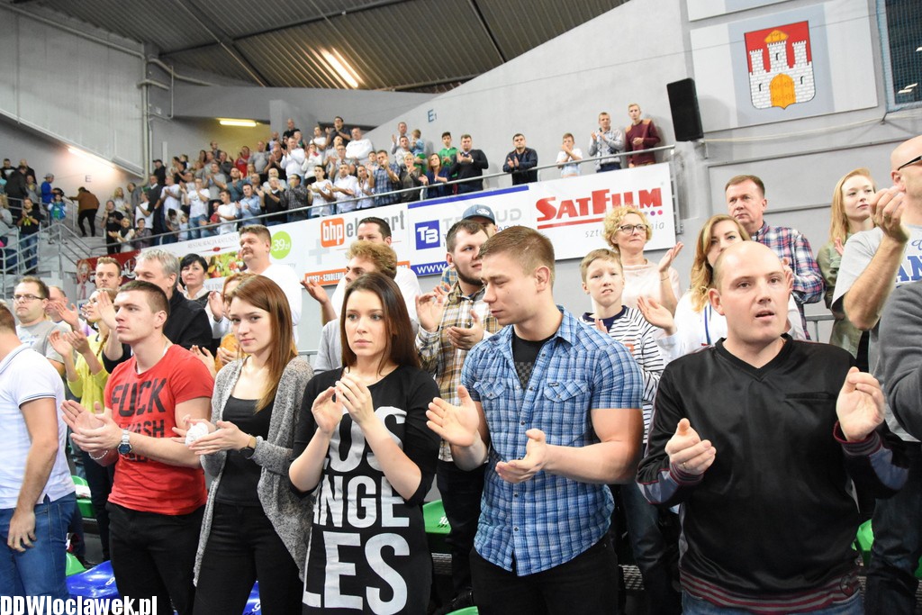 Kibice na meczu Anwil - Śląsk