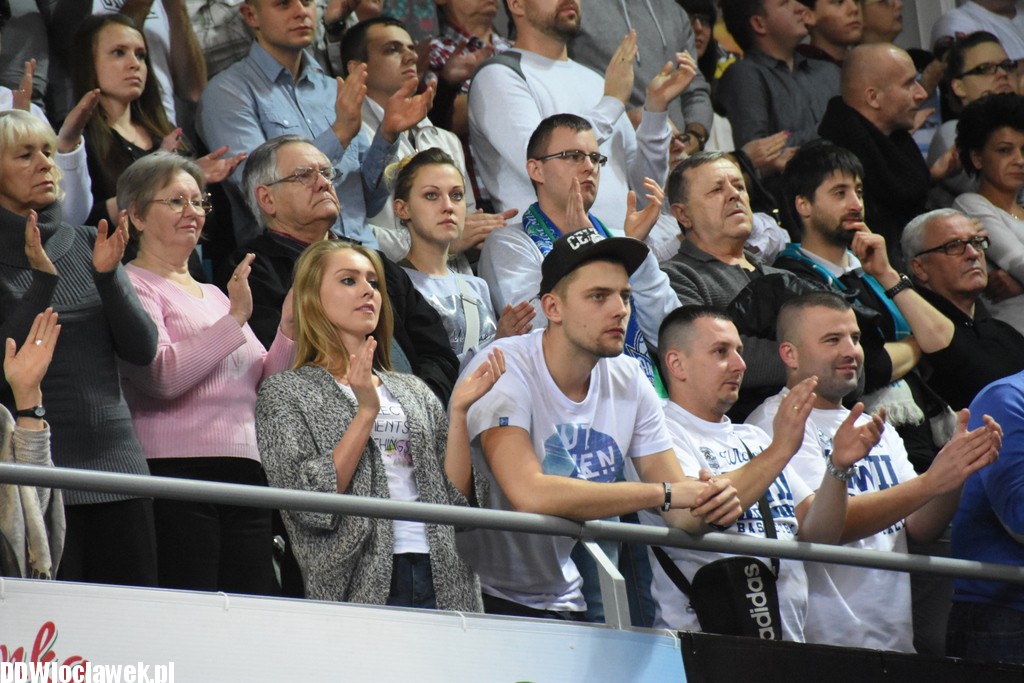 Kibice na meczu Anwil - Śląsk