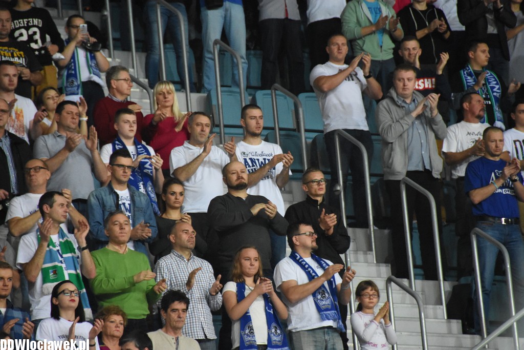 Kibice na meczu Anwil - Śląsk