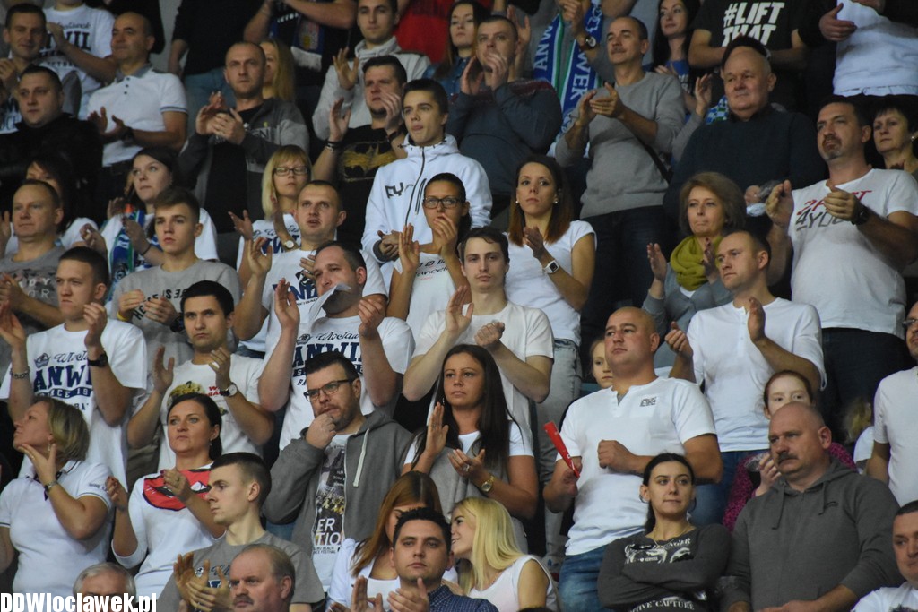 Kibice na meczu Anwil - Śląsk