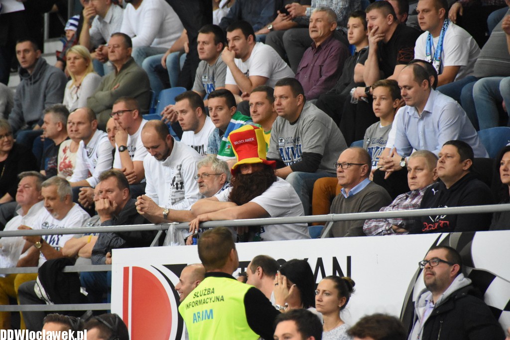 Kibice na meczu Anwil - Śląsk