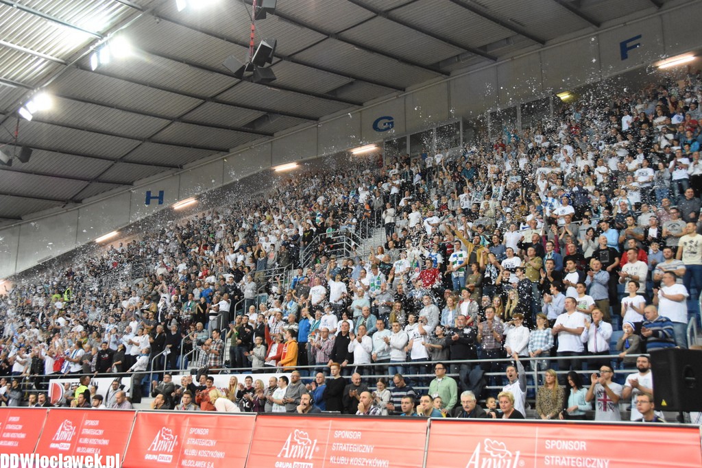 Kibice na meczu Anwil - Śląsk