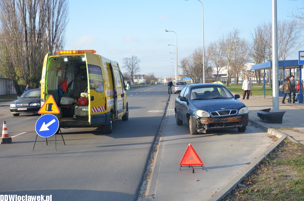 Kolizja na ul. Polnej