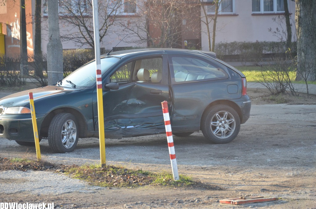 Kolizja na ul. Polnej