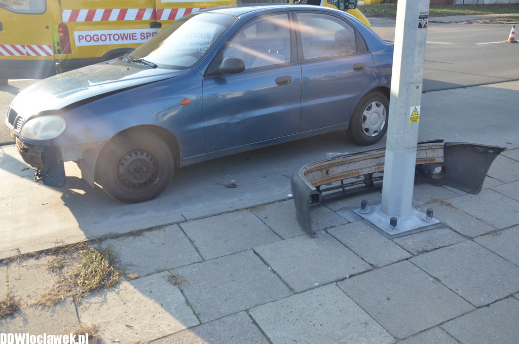 Kolizja na ul. Polnej