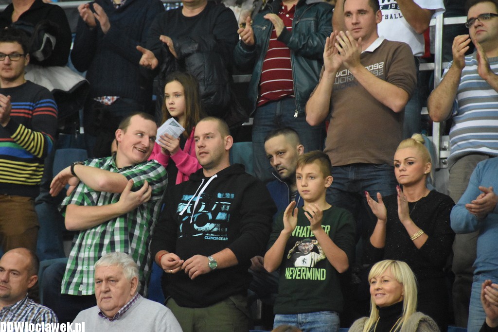 Kibice na meczu Anwil - Polpharma