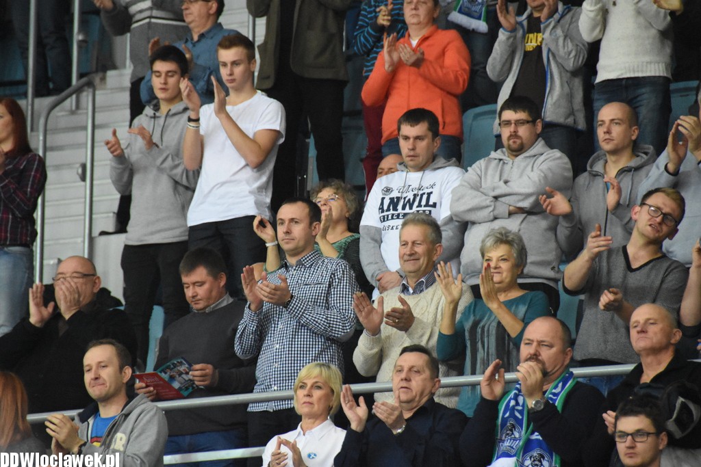 Kibice na meczu Anwil - Polpharma