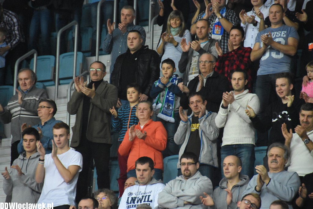 Kibice na meczu Anwil - Polpharma