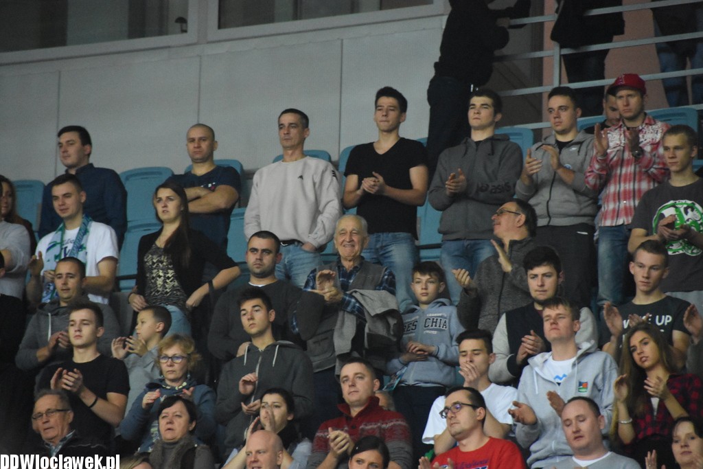 Kibice na meczu Anwil - Polpharma