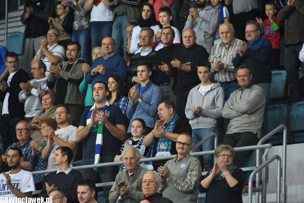 Kibice na meczu Anwil - Polpharma