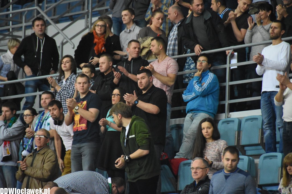 Kibice na meczu Anwil - Polpharma