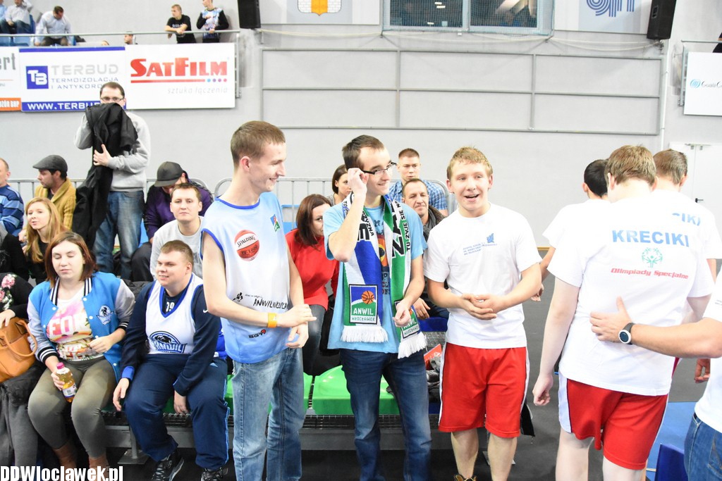 Kibice na meczu Anwil - Polpharma