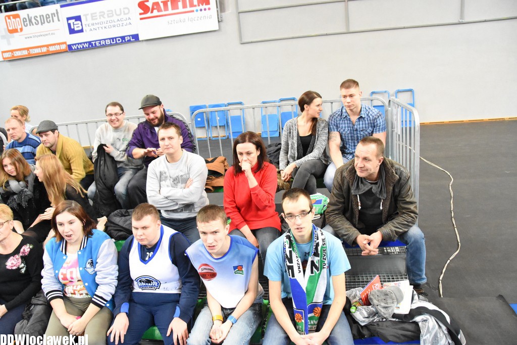 Kibice na meczu Anwil - Polpharma