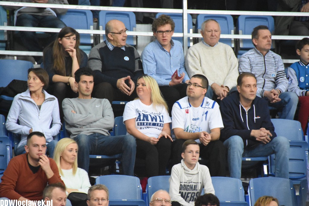 Kibice na meczu Anwil - Polpharma