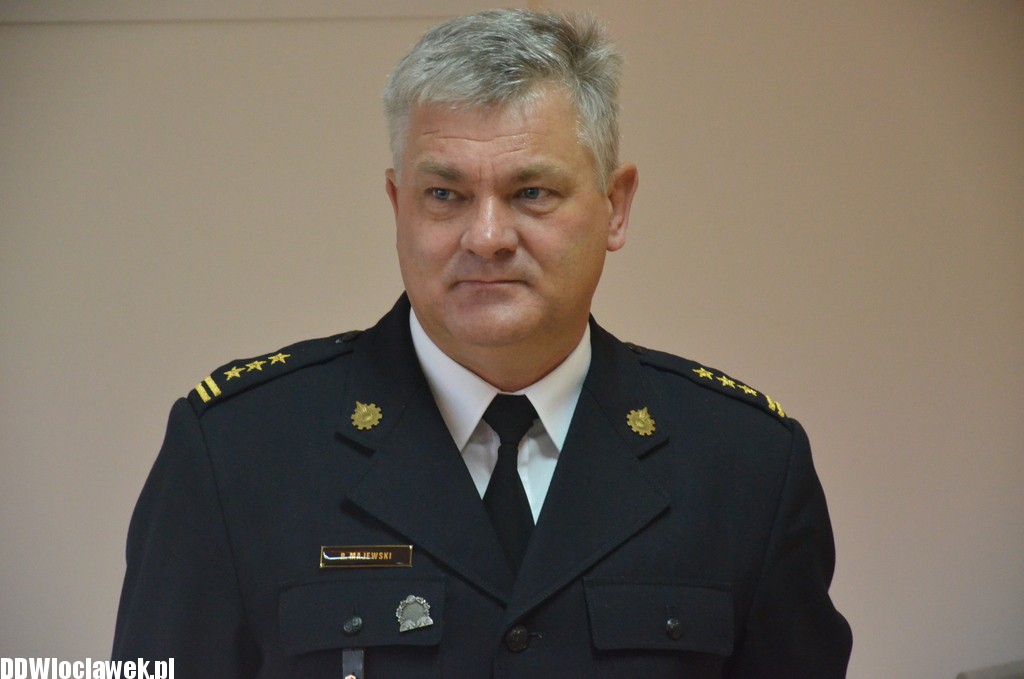 Konferencja prasowa straży pożarnej